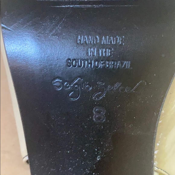 Made in Brazil leather stilletoes - Picture 3 of 4